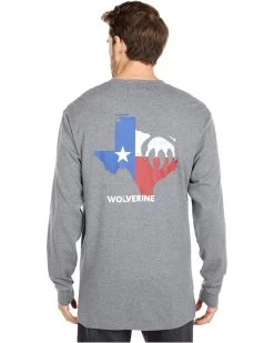 Wolverine FR (Flame Resistant) Long Sleeve Graphic Tee - Texas
