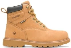Wolverine Men's 6" Floorhand WP Steel Toe Work Boot - Wheat- W10632 -Wolverine Shop W10632 1