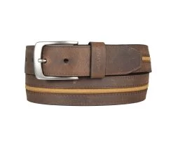 Wolverine Men's Canvas & Leather Belt -Wolverine Shop W1211060 200S
