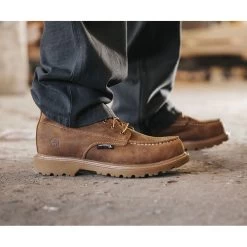 Wolverine Men's Floorhand 6" Steel Toe WP Work Boot -Tan- W221049 -Wolverine Shop W221049 PDP