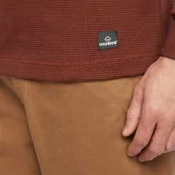 Wolverine Men's Walden Long Sleeve Henley -Wolverine Shop WBSAM W1202280 624 DETa