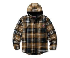 Wolverine Men's Bucksaw Hooded Flannel Shirt-Jac Big & Tall -Wolverine Shop WBSAM W1203770 230 083022 F23 P 1