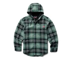 Wolverine Men's Bucksaw Hooded Flannel Shirt-Jac Big & Tall -Wolverine Shop WBSAM W1203770 315 083022 F23 P 1
