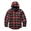Wolverine Men's Bucksaw Hooded Flannel Shirt-Jac Big & Tall -Wolverine Shop WBSAM W1203770 621 083022 F23 P 1