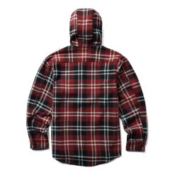 Wolverine Men's Bucksaw Hooded Flannel Shirt-Jac Big & Tall -Wolverine Shop WBSAM W1203770 621 083022 F23 S1 1