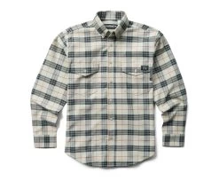 Wolverine Men's FR Plaid Long Sleeve Twill Shirt -Wolverine Shop WBSAM W1203980 203 031523 S24 P