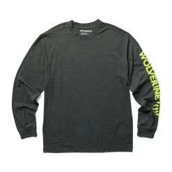 Wolverine Men's Graphic Long Sleeve - Sleeve Logo