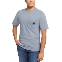 Wolverine Men's Guardian Cotton™ Pocket Tee -Wolverine Shop WBSAM W1208120 400 FRONTb