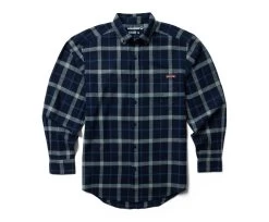 Wolverine Men's Pike Flannel Shirt -Wolverine Shop WBSAM W1208280 424 041822 F22 P
