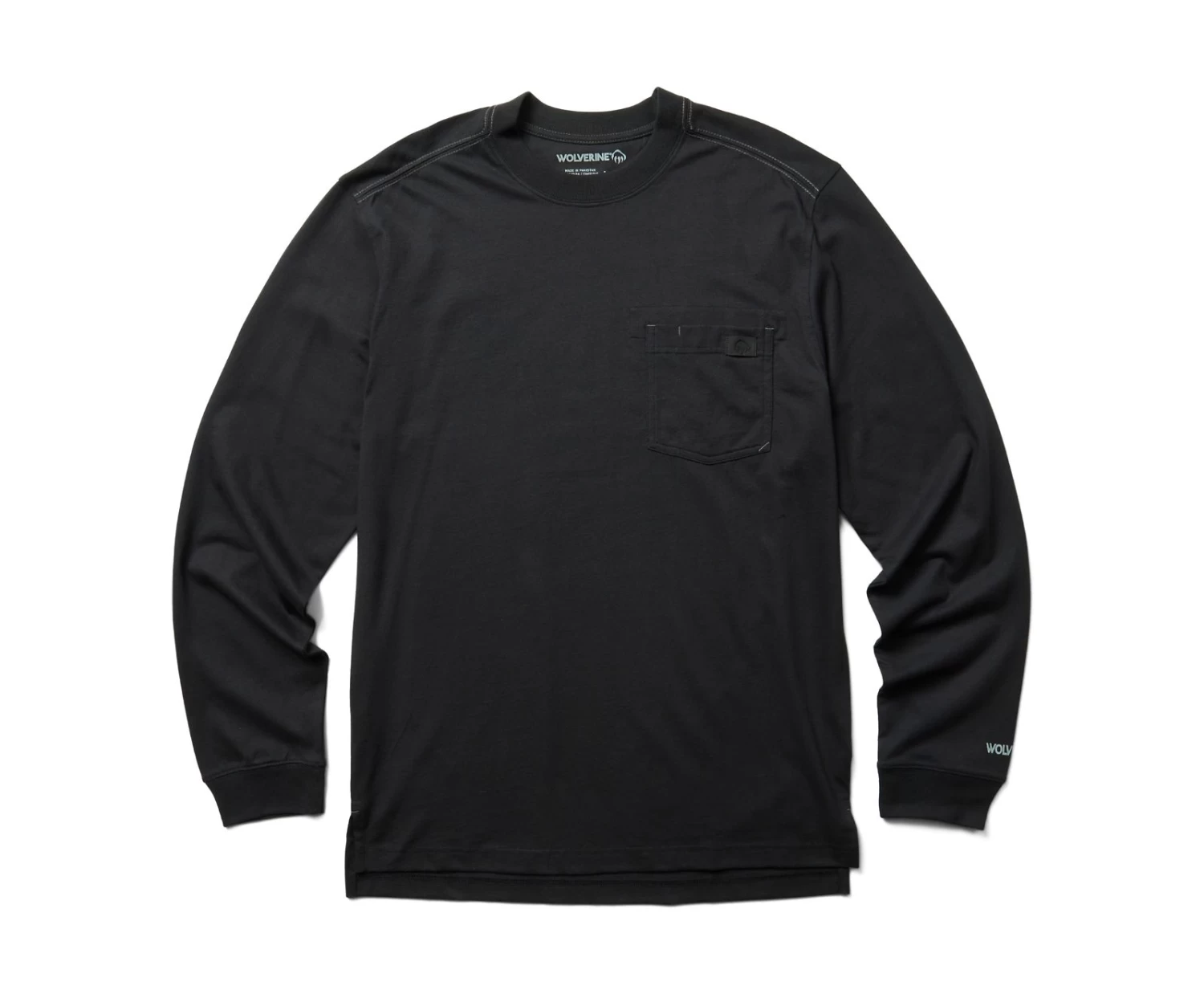 Wolverine Men's Guardian Cotton™ Long Sleeve Pocket Tee 7 Wolverine Men's Guardian Cotton™ Long Sleeve Pocket Tee - Image 5
