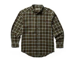 Wolverine Men's Rivet Flannel Shirt -Wolverine Shop WBSAM W1209390 226 093021 F22 P