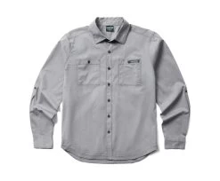 Wolverine Men's Grayson Long Sleeve Chambray Shirt -Wolverine Shop WBSAM W1209790 020 111521 F22 P