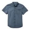 Wolverine Men's Grayson II Short Sleeve Chambray Shirt -Wolverine Shop WBSAM W1209960 400 032222 S23 P