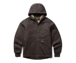 Wolverine Men's Upland Sherpa Lined Hooded Jacket -Wolverine Shop WBSAM W1210270 208 083122 F23 P