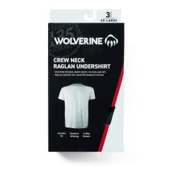 Wolverine Men's Multipack Crew Neck Undershirt -Wolverine Shop WBSAM W1212160 001 080223 F23 P