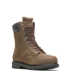 Wolverine Men's McKay Waterproof Steel-Toe 8” Work Boot -Wolverine Shop WBSM W05680 062520 F20 045