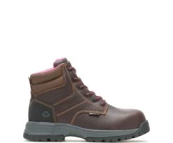 Wolverine Women's Piper Waterproof Composite-Toe 6" Work Boot -Wolverine Shop WBSM W10180 051021 F21 000