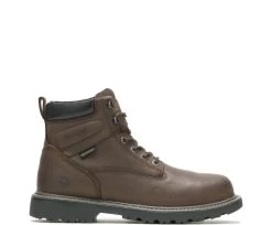 Wolverine Men's Floorhand Waterproof Steel-Toe 6" Work Boot -Wolverine Shop WBSM W10633 051021 F21 000
