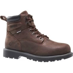 Wolverine Women's Floorhand Steel Toe WP Work Boot - Brown - W10696 -Wolverine Shop WBSM W10633 101215 F16 022