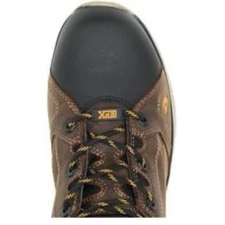 Wolverine Men's Rigger EPX 6" Safety Toe WP Wedge Work Boot Brown - W10797 -Wolverine Shop WBSM W10797 062520 F20 TOP 1