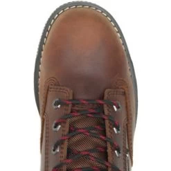 Wolverine Men's Hellcat Fuse 6" WP Comp Toe Usprg Work Boot - Peanut - W221011 -Wolverine Shop WBSM W221011 082321 F22 TOP 1