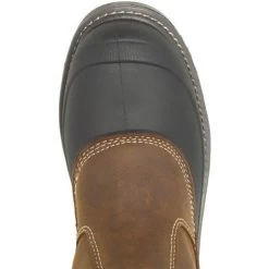 Wolverine Men's Floorhand Swamp WP Steel Toe Work Boot Brown- W221020 -Wolverine Shop WBSM W221020 063021 F22 TOP 1