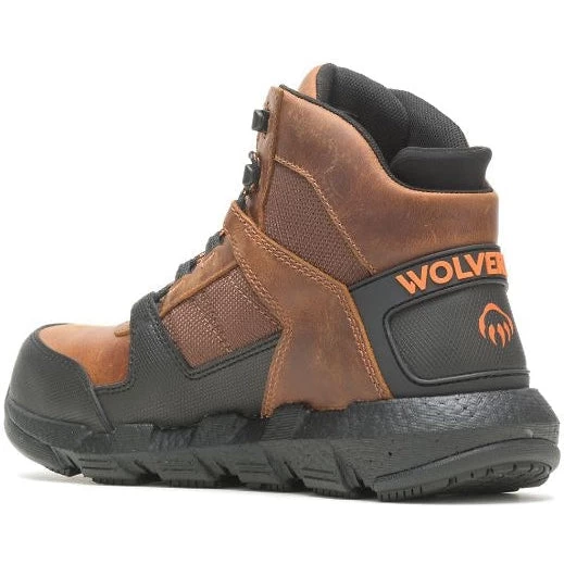 Wolverine Men's Rev 6" UltraSpring Durashocks ST Work Boot - Tobacco - W220018 5 Wolverine Men's Rev 6" UltraSpring Durashocks ST Work Boot - Tobacco - W220018 - Image 3