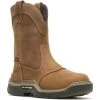 Wolverine Men's Raider Durashocks 10" WP Western Work Boot Brown W221045 -Wolverine Shop WBSM W221045 091721 F22 045 2