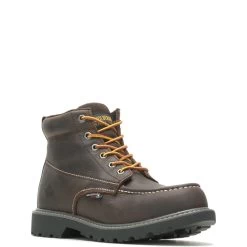 Wolverine Men's Floorhand Moc-Toe 6" Steel-Toe Work Boot -Wolverine Shop WBSM W221048 062722 S24 045