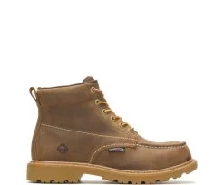 Wolverine Men's Floorhand Moc-Toe 6" Steel-Toe Work Boot -Wolverine Shop WBSM W221049 062722 S23 000
