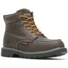 Wolverine Men's Floorhand 6" Soft Toe WP Work Boot -Coffee- W230025 -Wolverine Shop WBSM W230025 062722 S23 045