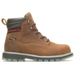 Wolverine Men's Floorhand Lx 6" Steel Toe WP Work Boot -Brown- W231016 -Wolverine Shop WBSM W231016 050222 S23 000