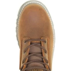 Wolverine Men's Floorhand Lx 6" Steel Toe WP Work Boot -Brown- W231016 -Wolverine Shop WBSM W231016 050222 S23 TOP