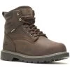 Wolverine Men's Floorhand 6" Steel Toe WP Work Boot -Brown- W231024 -Wolverine Shop WBSM W231024 012822 S23 045