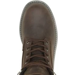 Wolverine Men's Floorhand 6" Steel Toe WP Work Boot -Brown- W231024 -Wolverine Shop WBSM W231024 012822 S23 TOP