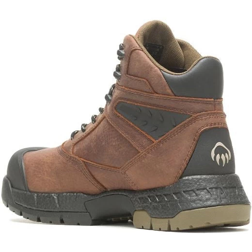 Wolverine Men's Rush Ultraspring 6" Comp Toe WP Work Boot -Brown- W231038 5 Wolverine Men's Rush Ultraspring 6" Comp Toe WP Work Boot -Brown- W231038 - Image 3