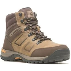 Wolverine Men's Chisel 6" Steel Toe WP Slip Resist Work Boot -Gravel- W231047