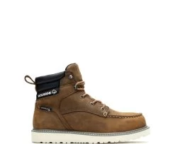 Wolverine Men's Trade Wedge 6" Moc-Toe Steel-Toe Work Boot -Wolverine Shop WBSM W231103 071222 F23 000
