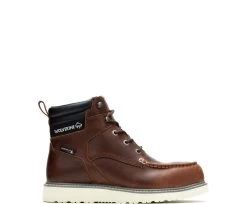 Wolverine Men's Trade Wedge 6" Moc-Toe Steel-Toe Work Boot -Wolverine Shop WBSM W231117 071222 F23 000