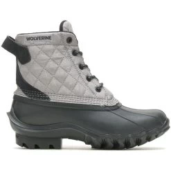 Wolverine Women's Torrent Quilted Rain And Snow Duck Boot - Grey - W880381 -Wolverine Shop WBSW W880381 092721 F22 000 1