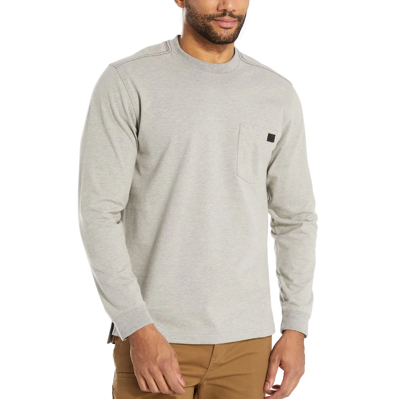 Wolverine Men's Guardian Cotton™ Long Sleeve Pocket Tee 4 Wolverine Men's Guardian Cotton™ Long Sleeve Pocket Tee - Image 2
