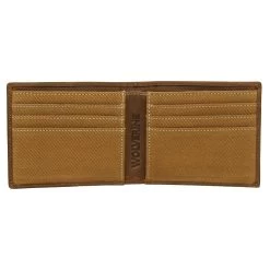Wolverine Canvas & Leather Bifold Wallet -Wolverine Shop WV61 9219 297 3