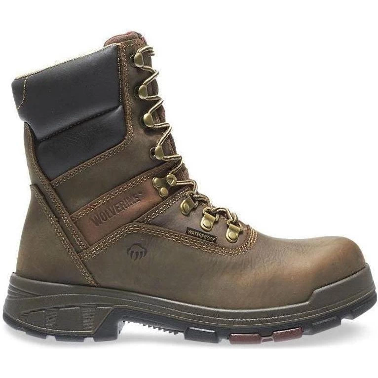 Wolverine Men's Cabor EPX 8" Comp Toe WP Work Boot - Brown - W10316 4 Wolverine Men's Cabor EPX 8" Comp Toe WP Work Boot - Brown - W10316 - Image 2