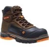 Wolverine Men's Overpass Safety Toe 6" WP Work Boot - Brown - W10717 -Wolverine Shop wolverine mens overpass safety toe 6 wp work boot brown w10717